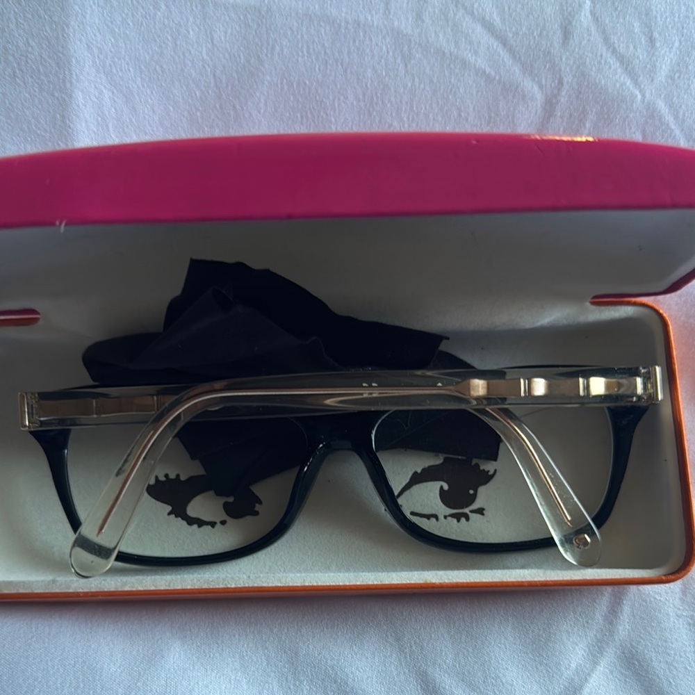 Black Rectangular Eyeglasses - image 2